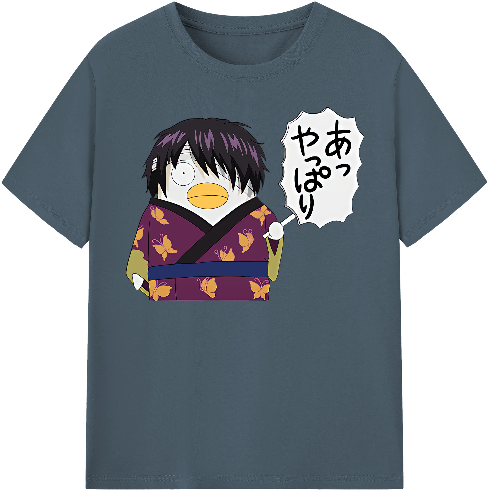 （画像用） ぎんたま 坂田銀時（さかたぎんとき） 神楽 志村新八（しむら しんぱち） GINTAMA Sakata Gintoki Kagura Shimura Shinpachi 綿100％半袖Tシャツ（フロントプリント）